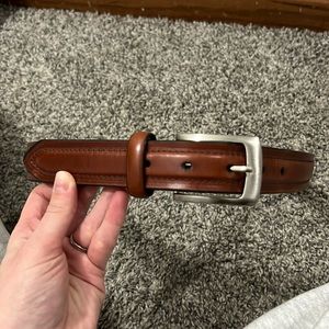 Leather belt